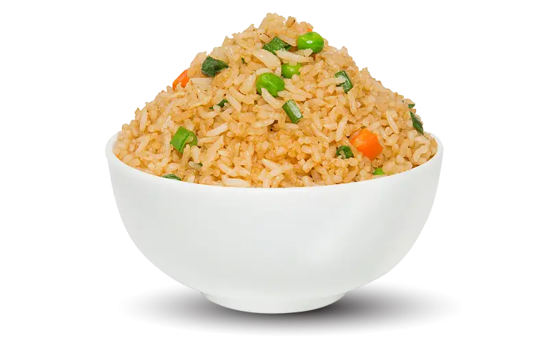 Delicious Bowl of Fried Rice with Vegetables