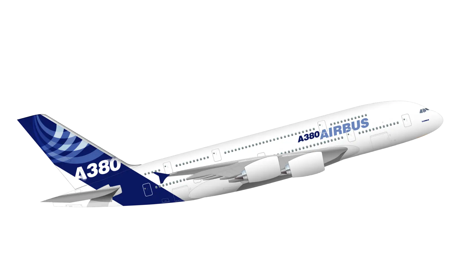 Airbus A380 Airplane in Flight