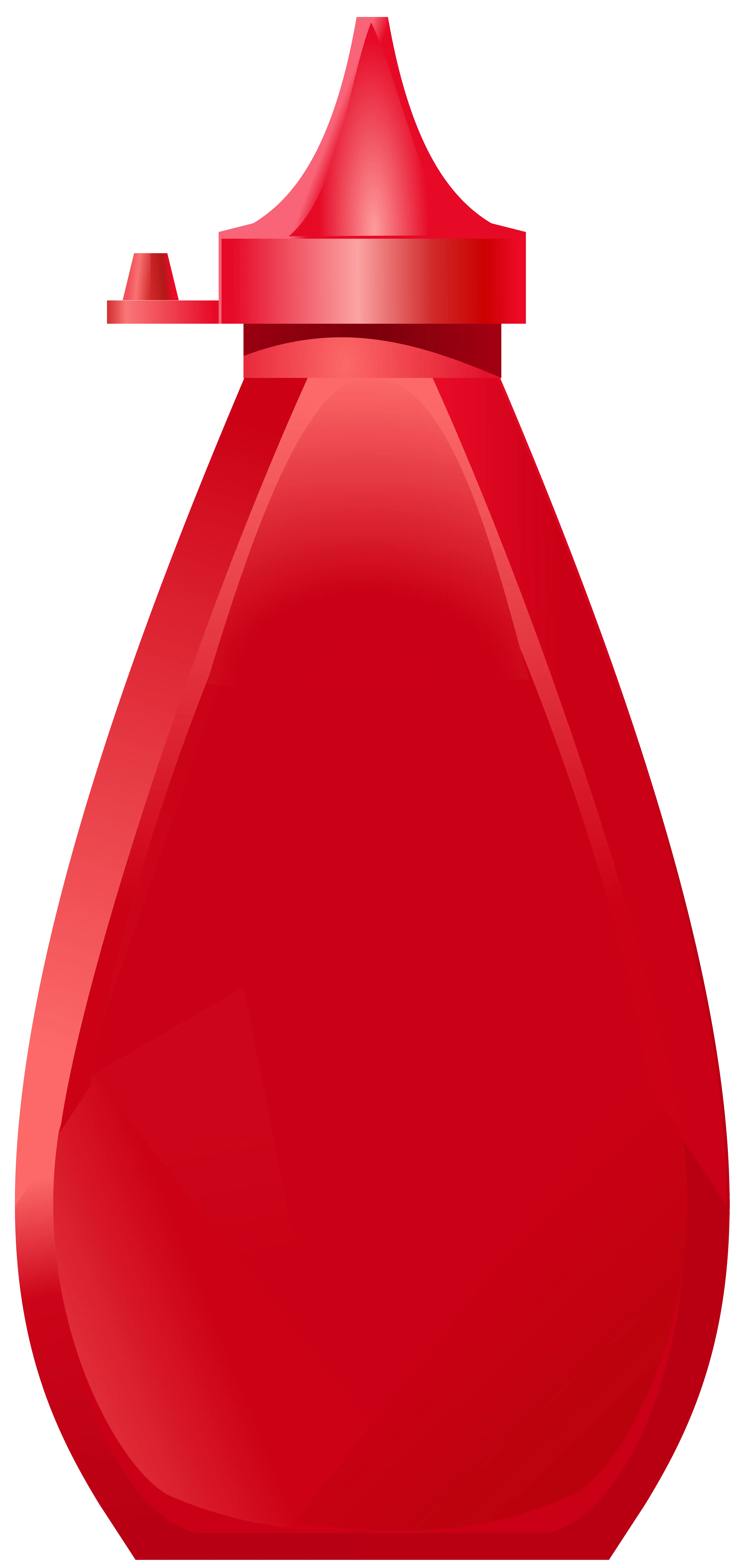 Red Ketchup Bottle