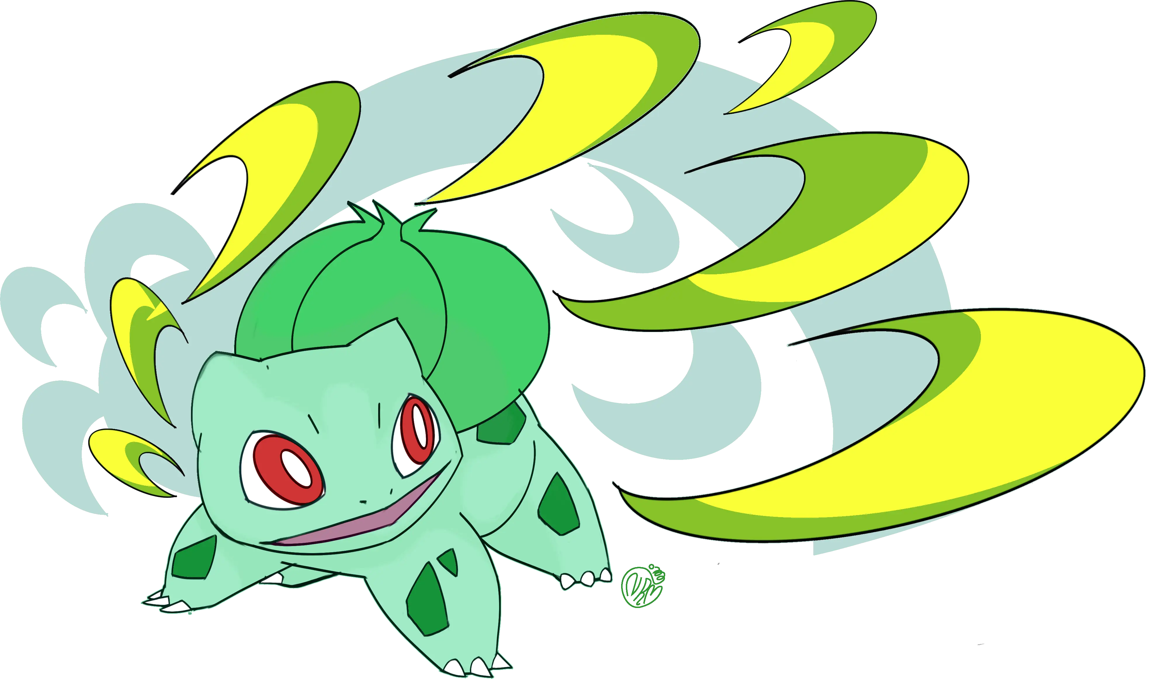 Bulbasaur Using Attack