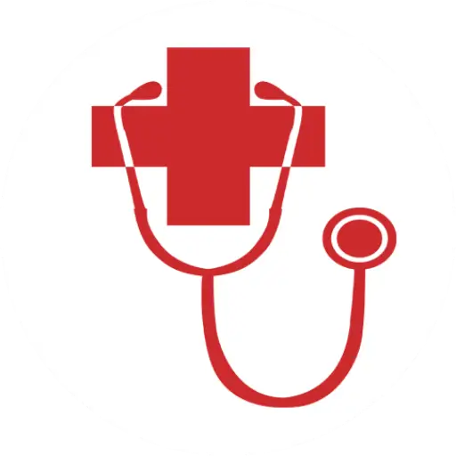 Medical Cross and Stethoscope Logo