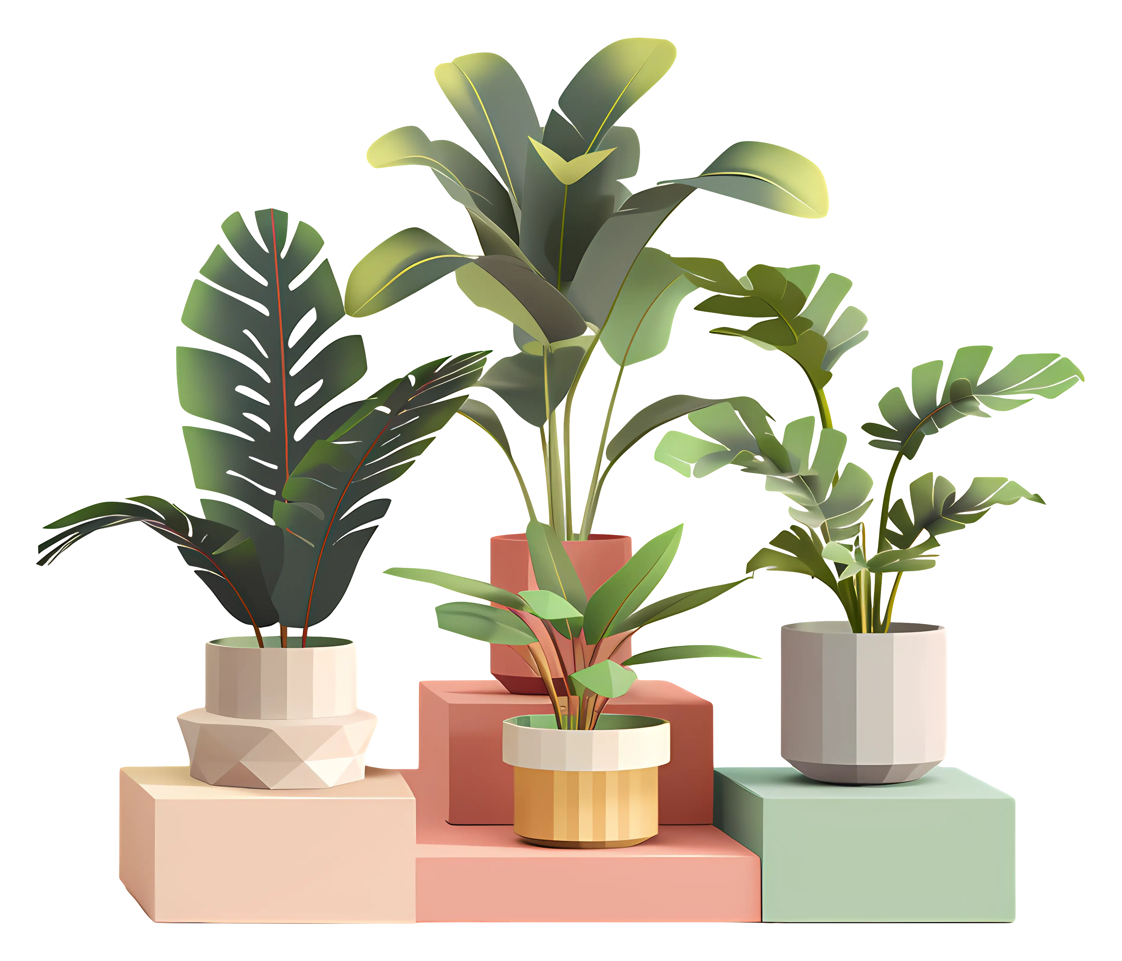 Assorted Potted Plants