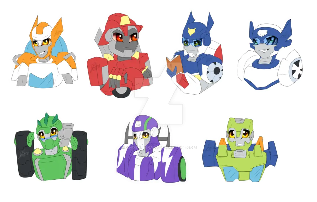 Cute Cartoon Robots