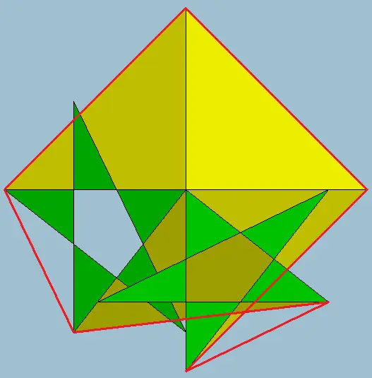 Colorful Geometric Polygonal Shape