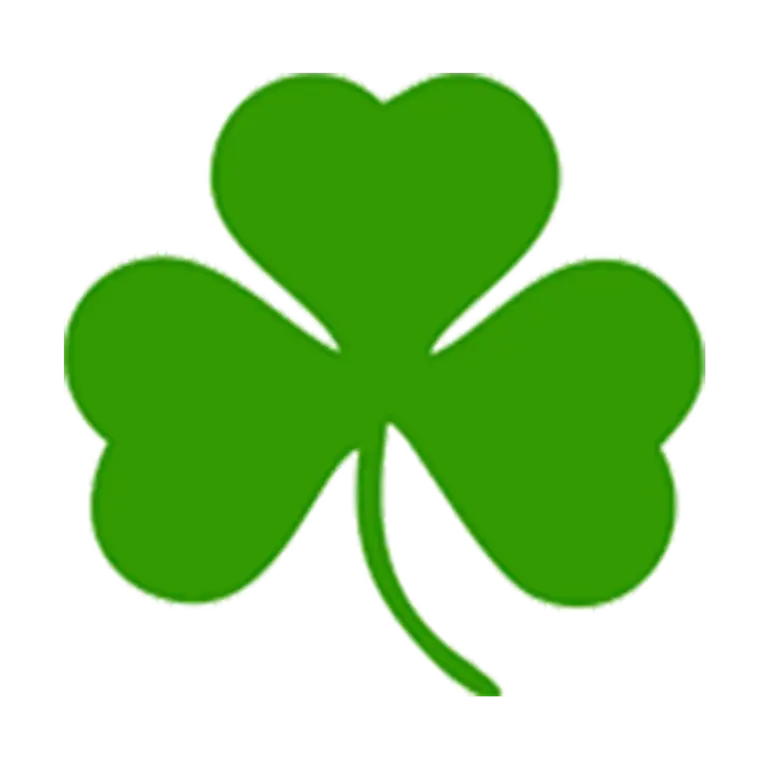 Bright Green Shamrock for St. Patrickâ€™s Day