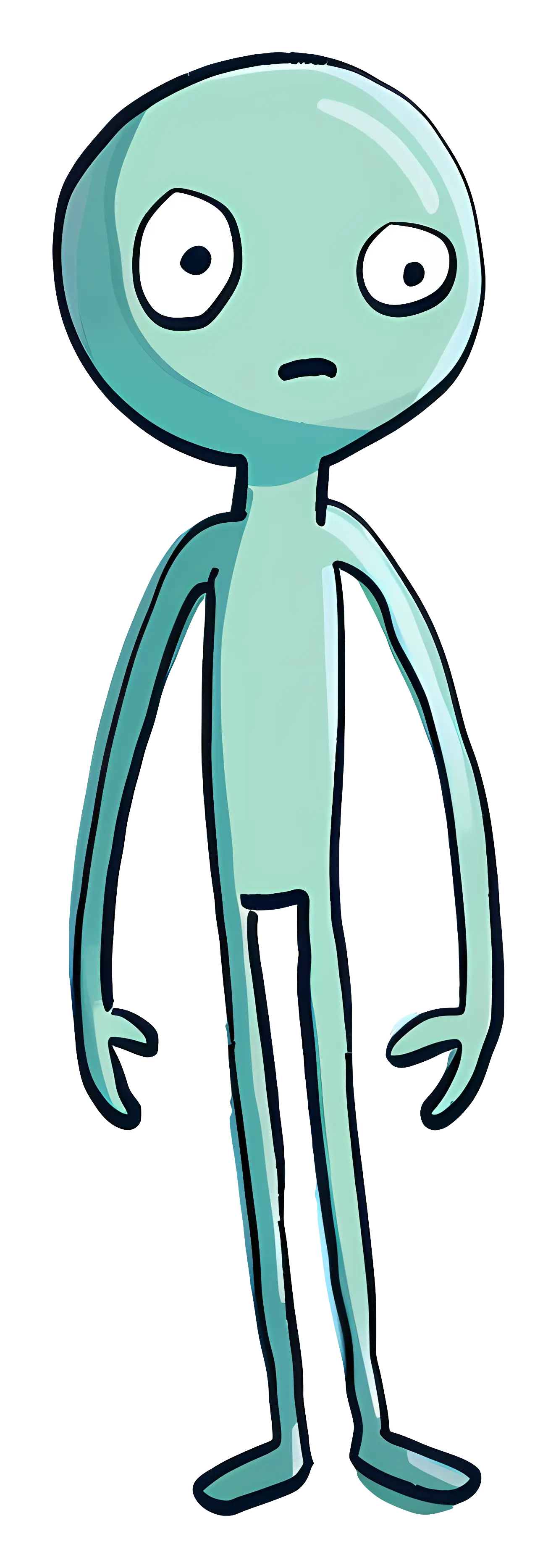 Alien Character Illustration