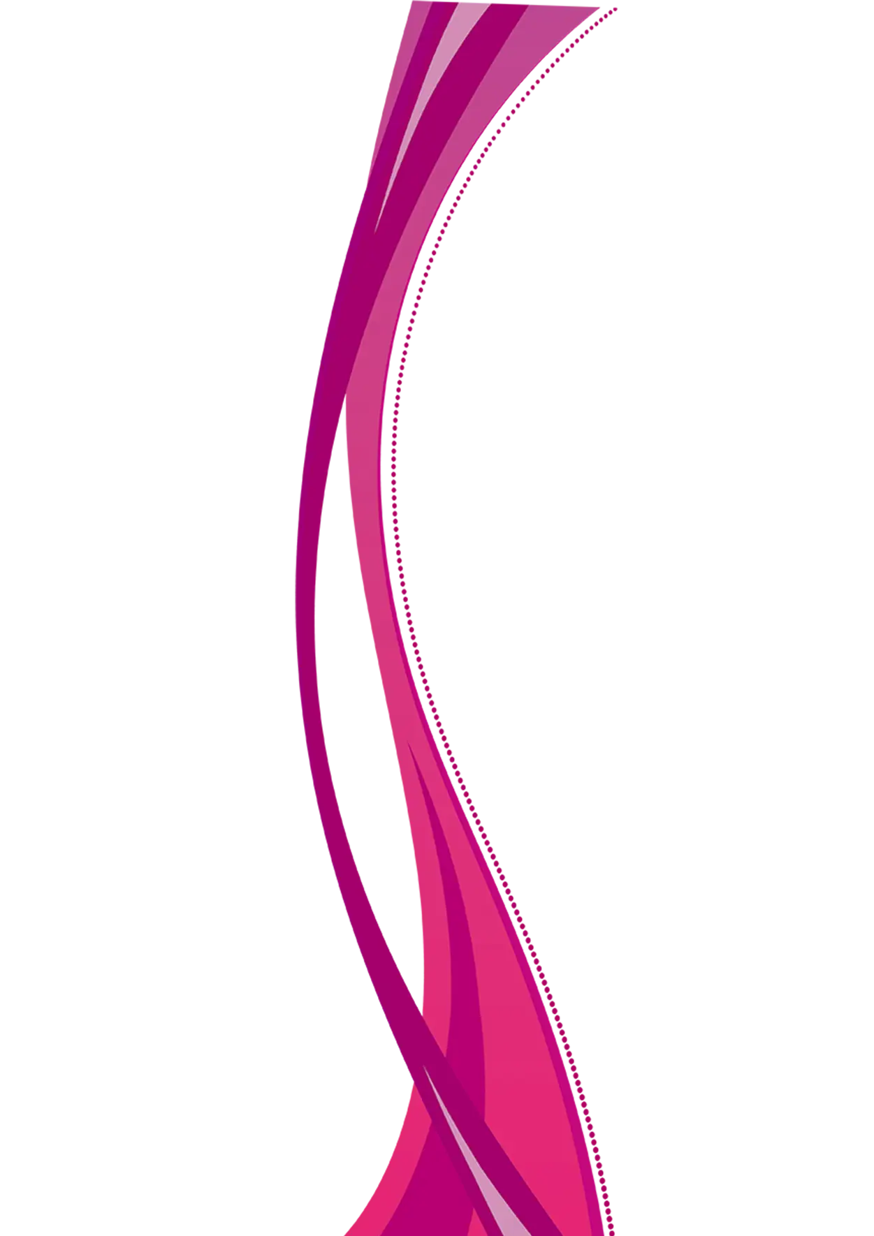 Pink Abstract Wave Design
