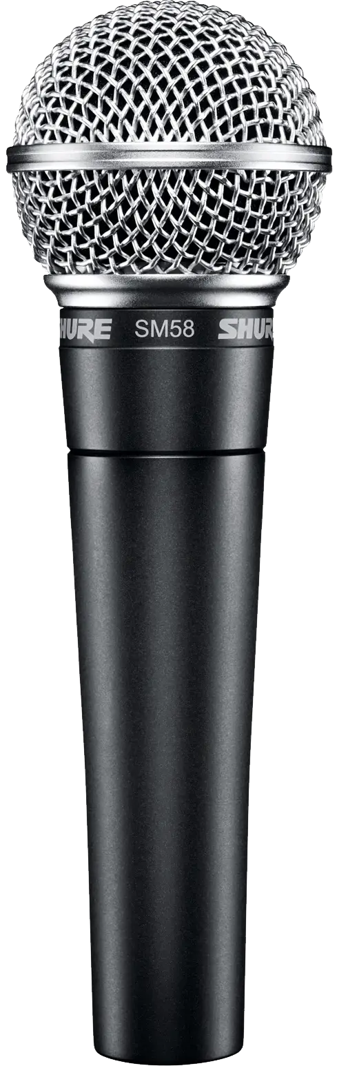 Black Shure SM58 Microphone