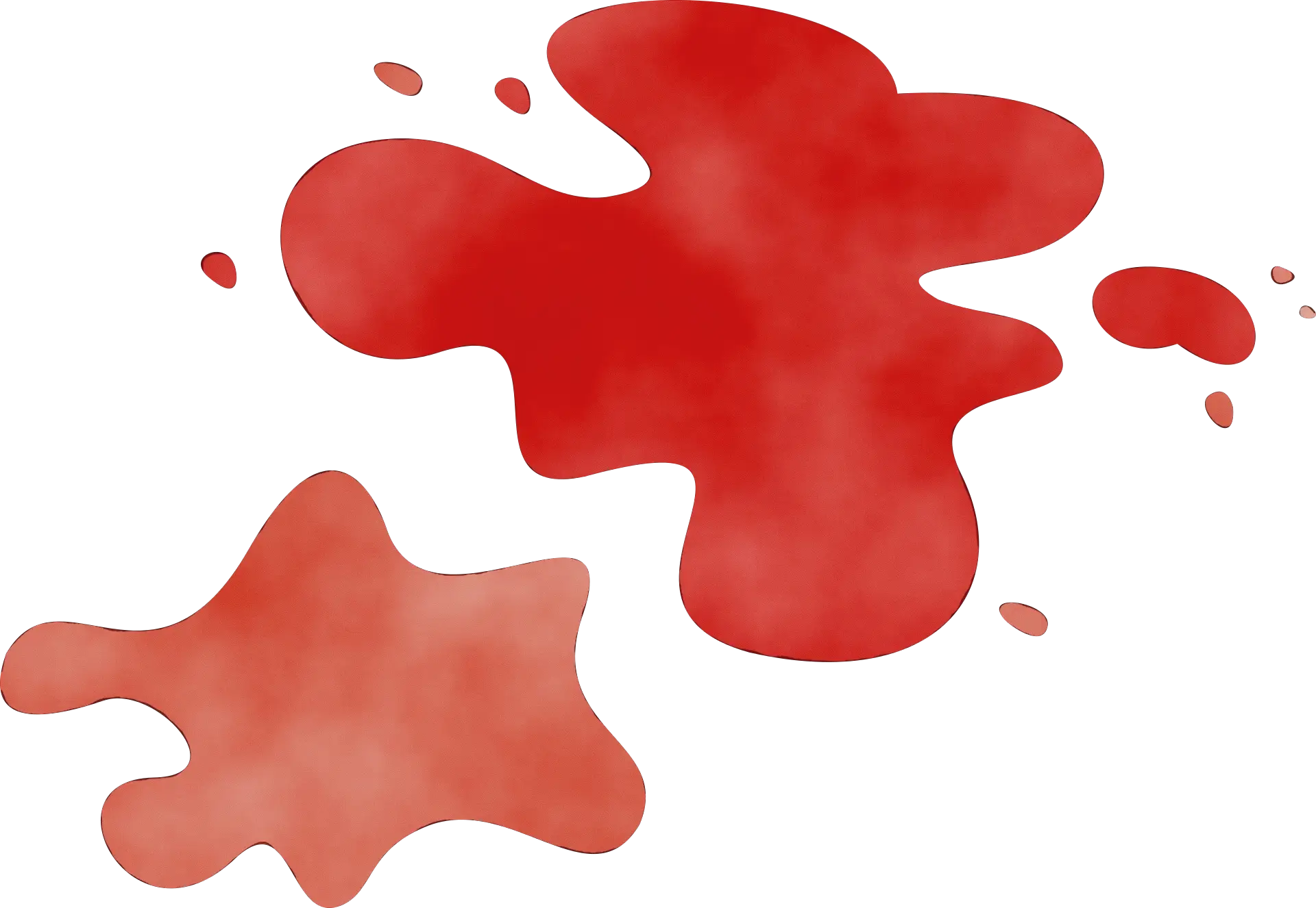 Red Paint Splashes Illustration
