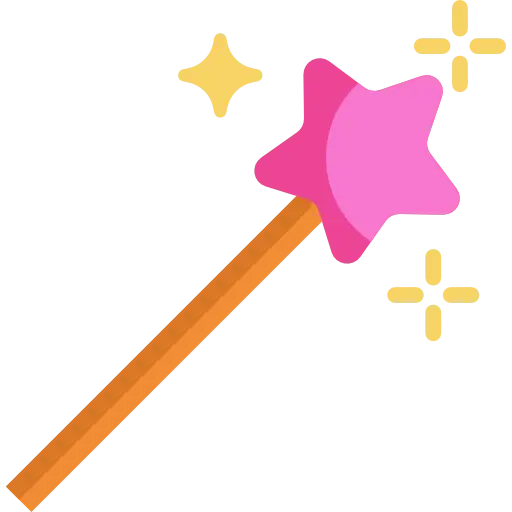 Pink Star Magic Wand