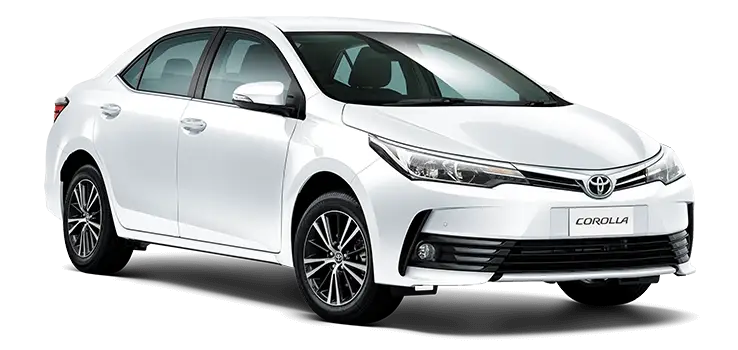 Modern White Sedan Car
