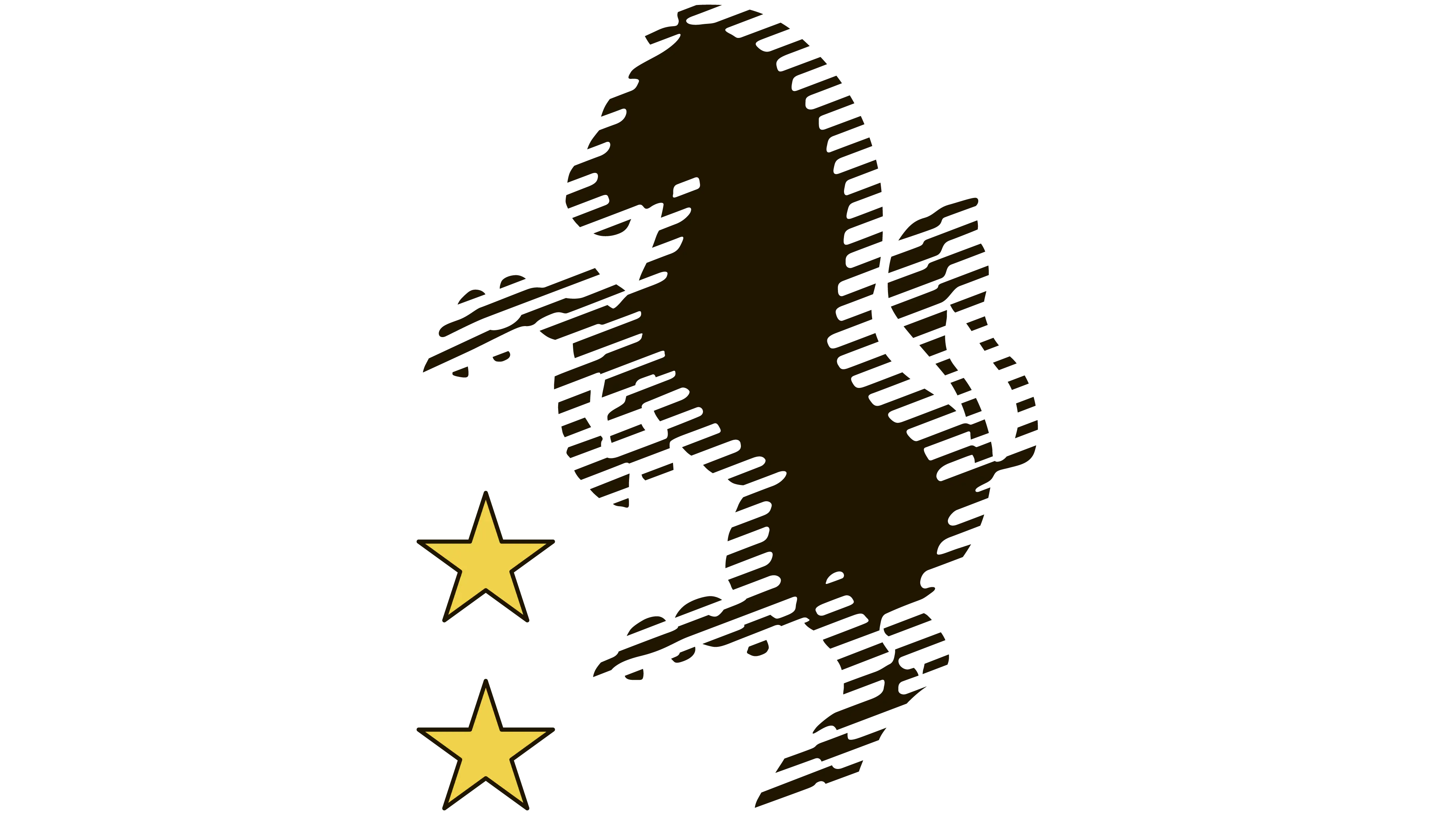 Horse Silhouette Logo with Stars