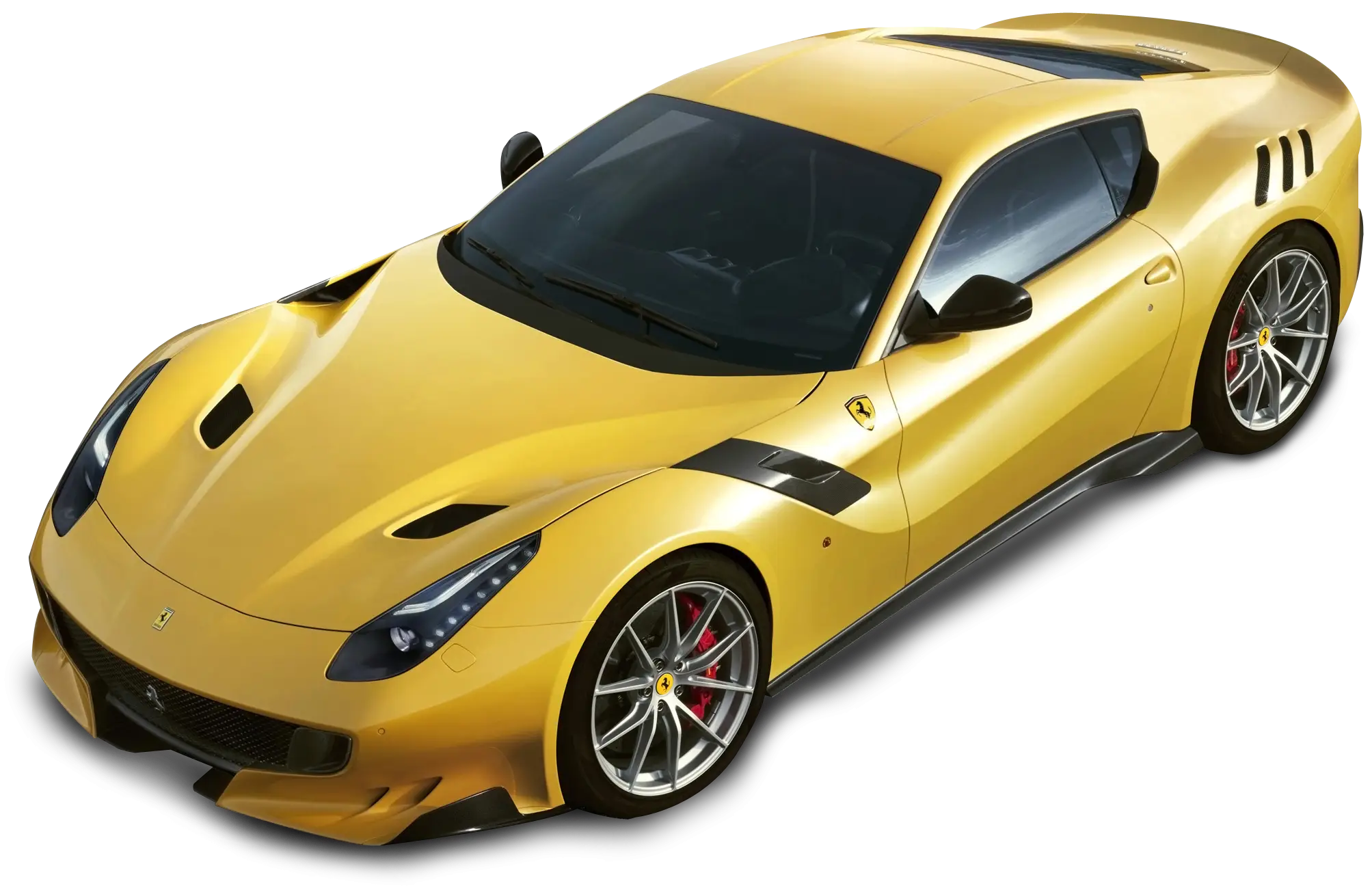 Luxury Yellow Sports Car in Sleek Design