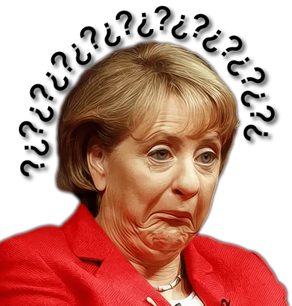 Confused Woman with Question Marks