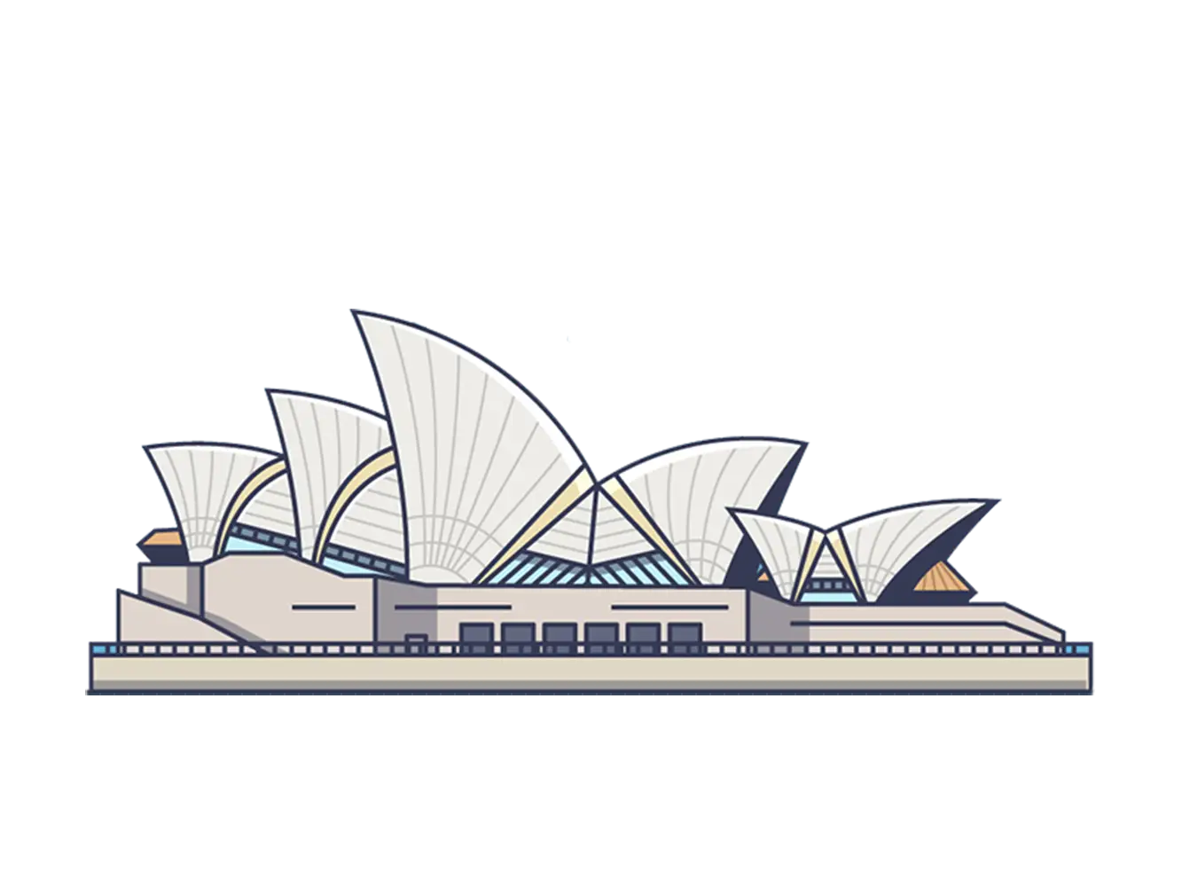 Sydney Opera House Illustration