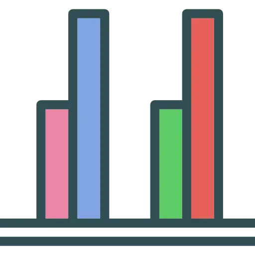 Colorful Bar Graph Illustration