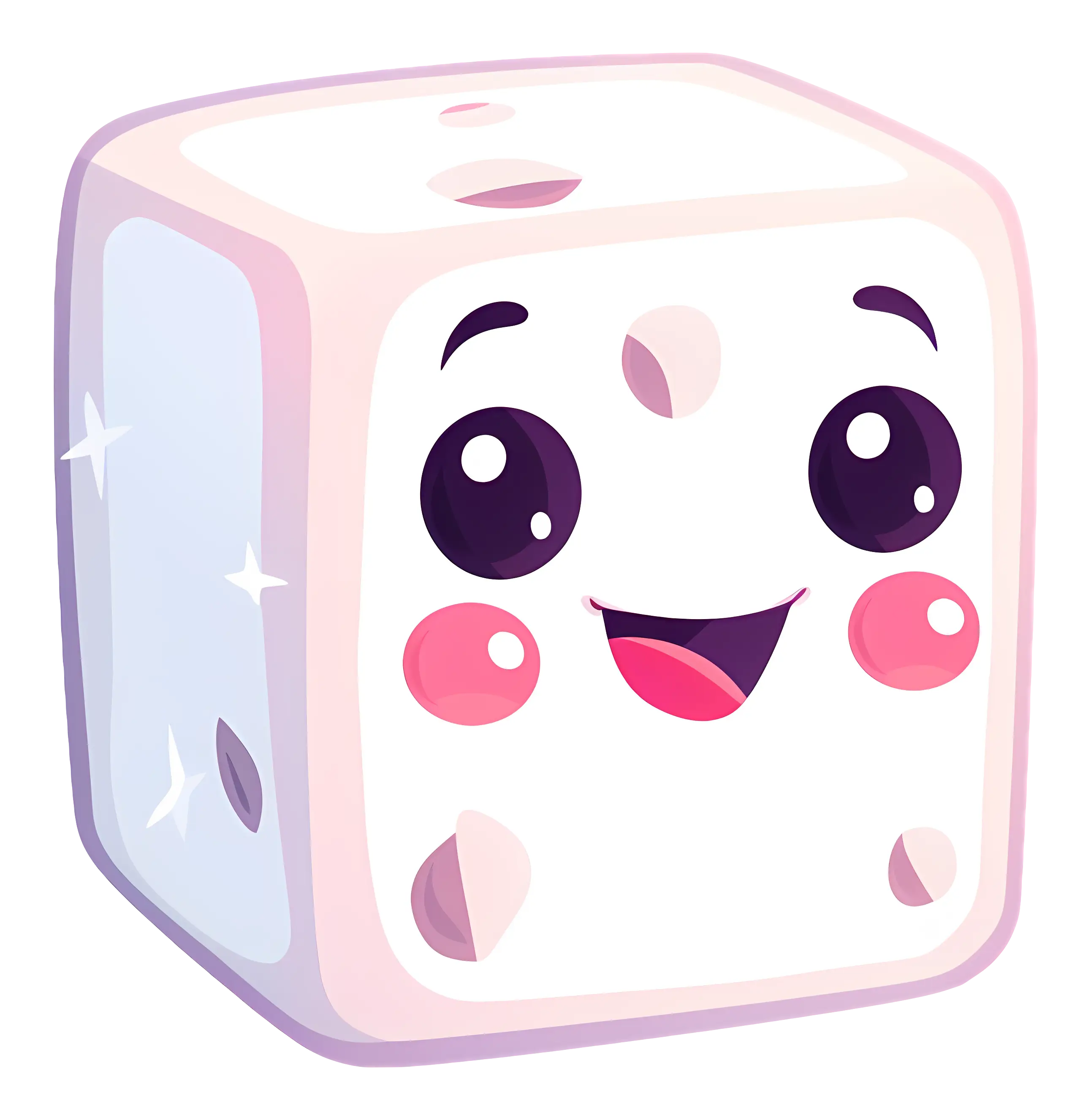 Smiling Cute Dice