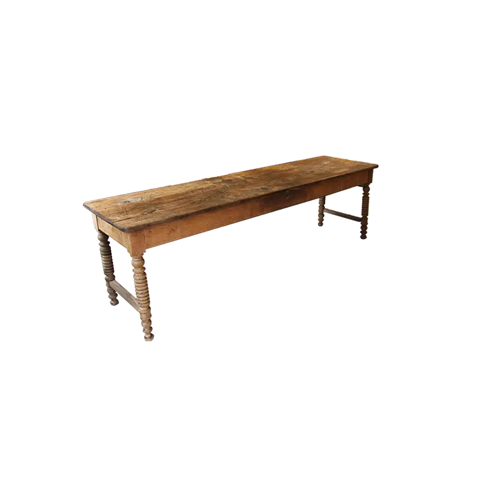 Vintage Style Wooden Bench