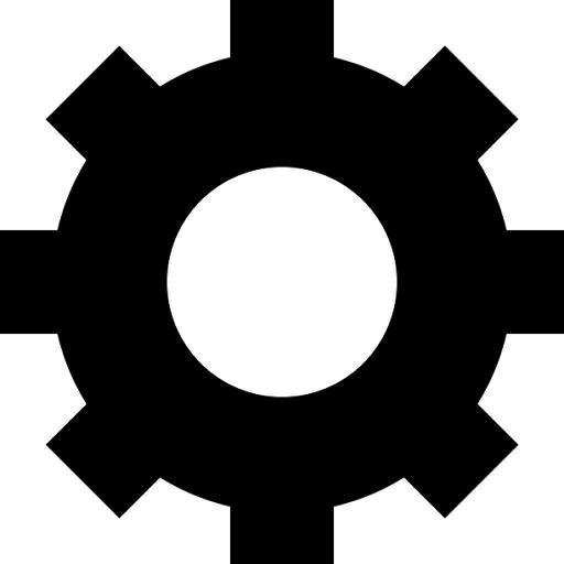 Gear Icon for Mechanical Concepts