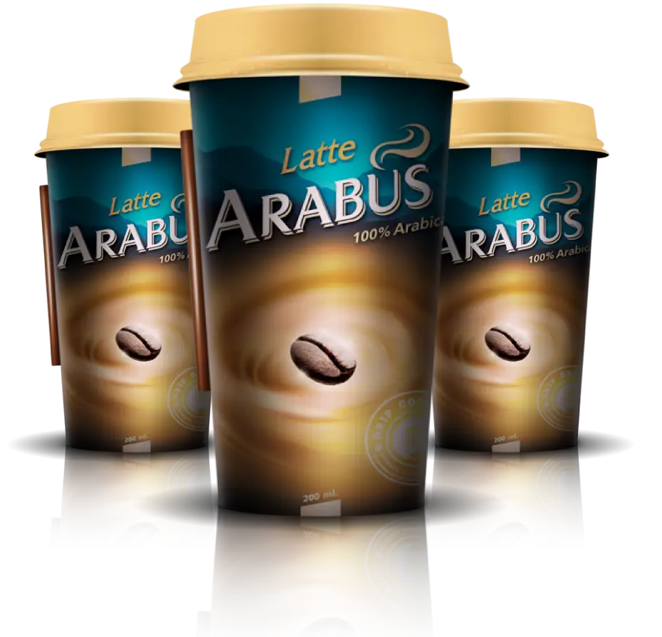 Latte Arabus Coffee To-Go Cup Packaging