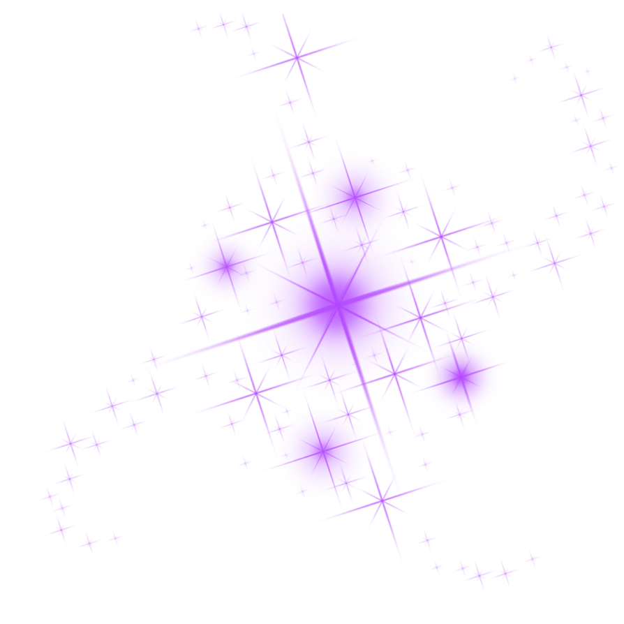 Purple Glowing Sparkles with Abstract Light Effect