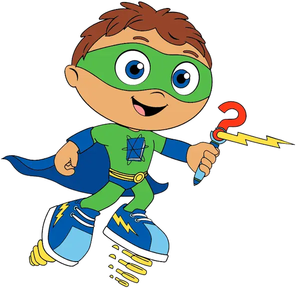 Superhero Kid in Green Costume