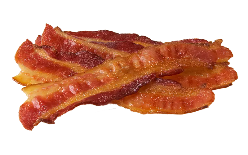 Crispy Cooked Bacon Strips