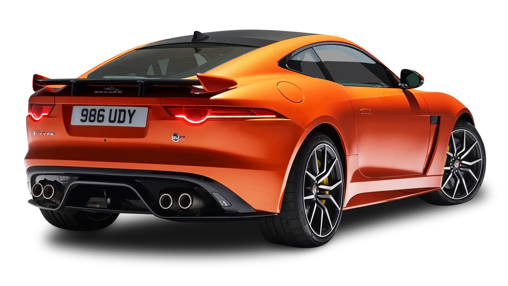 Orange Sports Car with Sleek Design