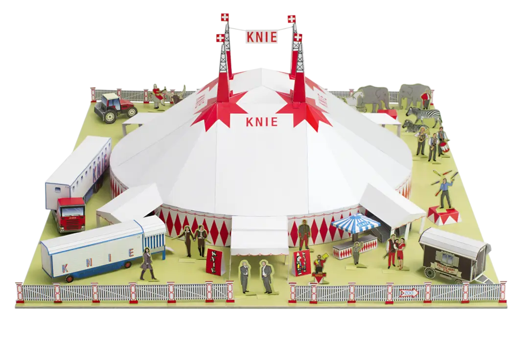 Model of Knie Circus Tent