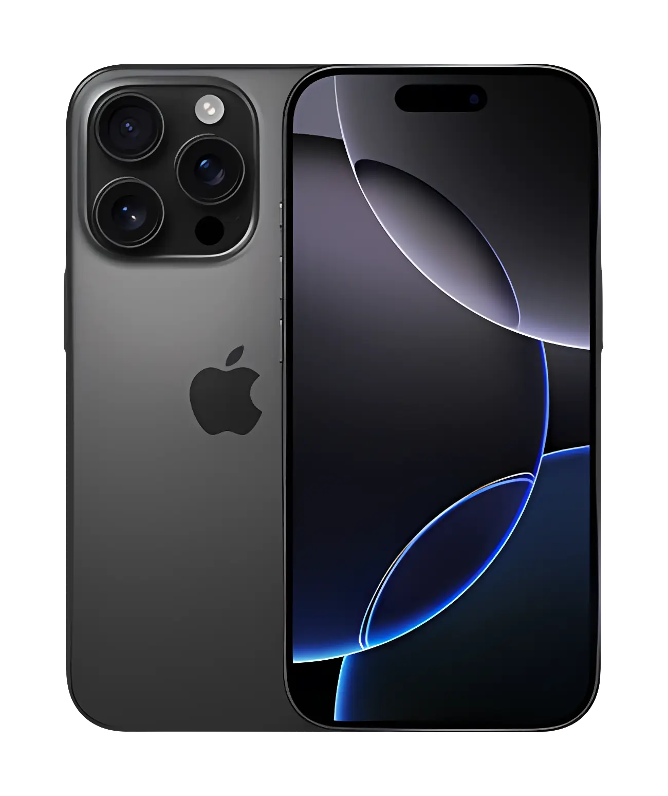 Black smartphone with sleek design