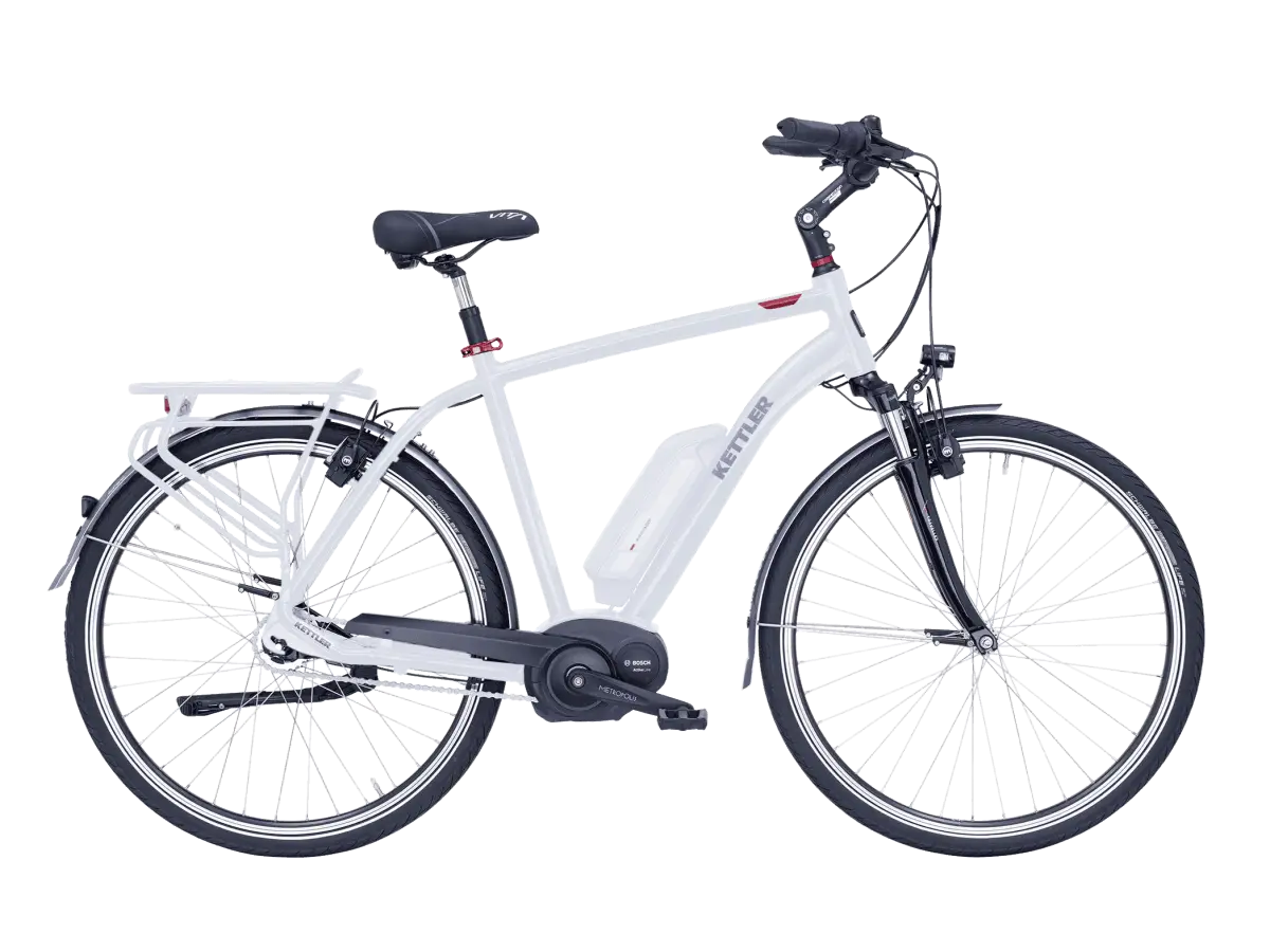 Modern White Electric Bike