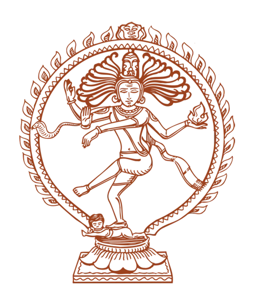 Dancing Figure in Circular Frame