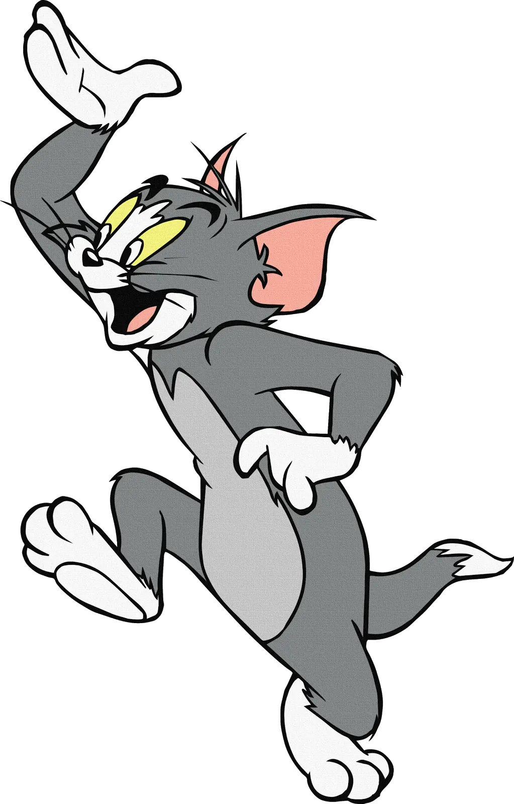 Famous Cartoon Cat Character with Playful Pose