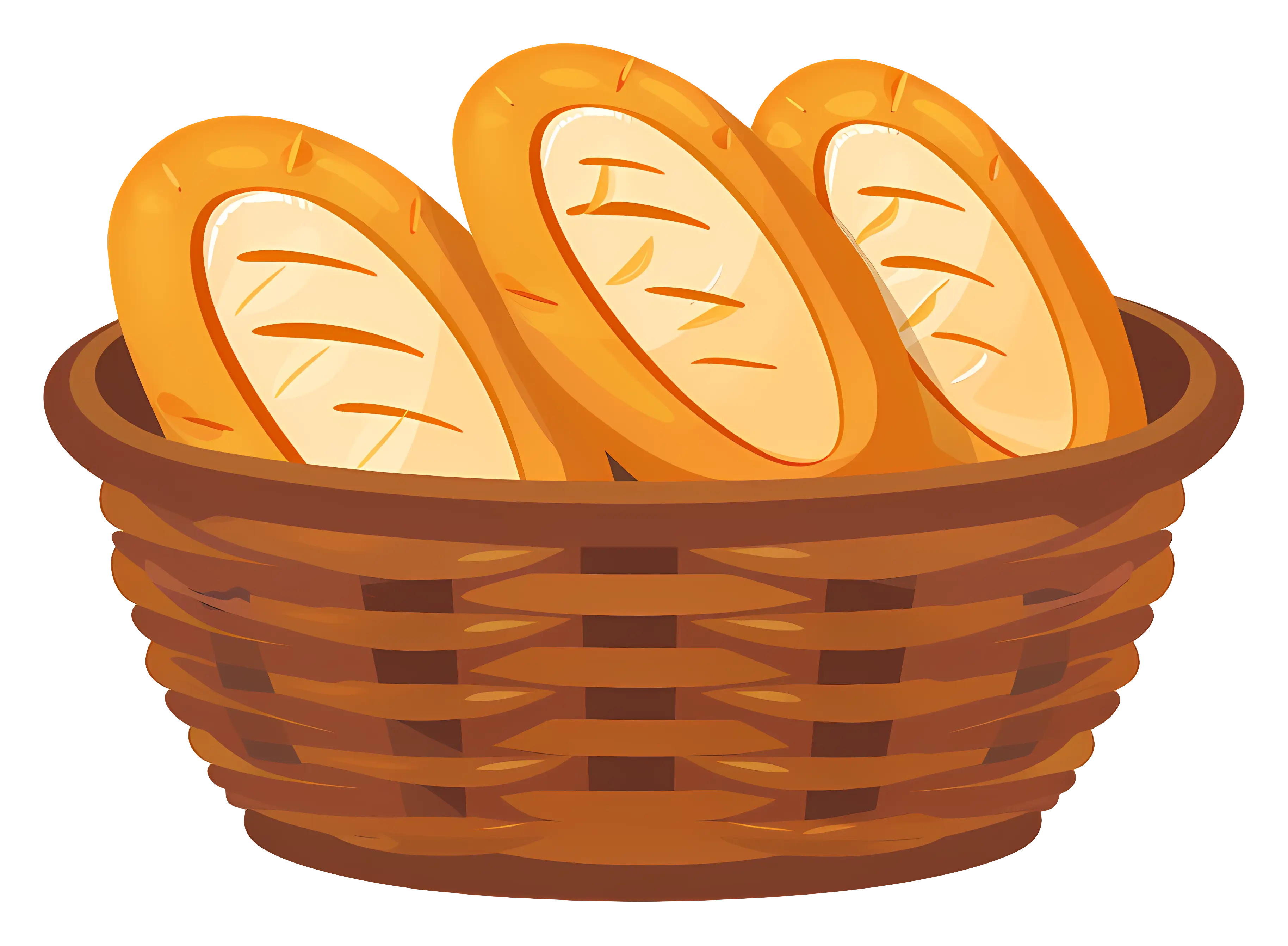 Basket of Fresh Bread