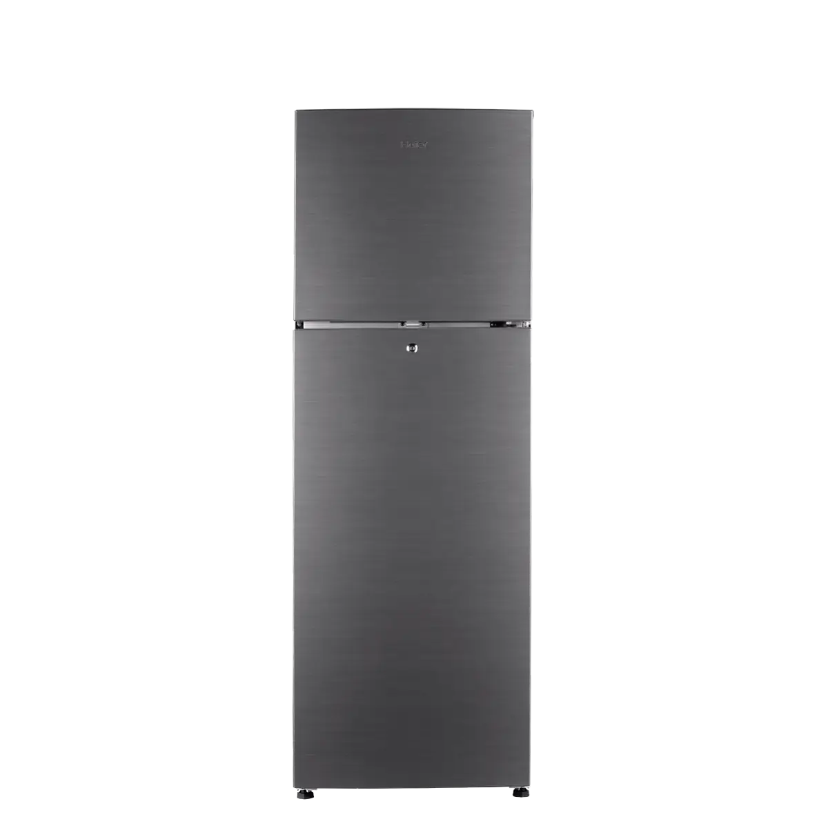 Silver Double-Door Refrigerator