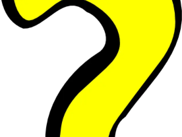 Yellow Question Mark Symbol