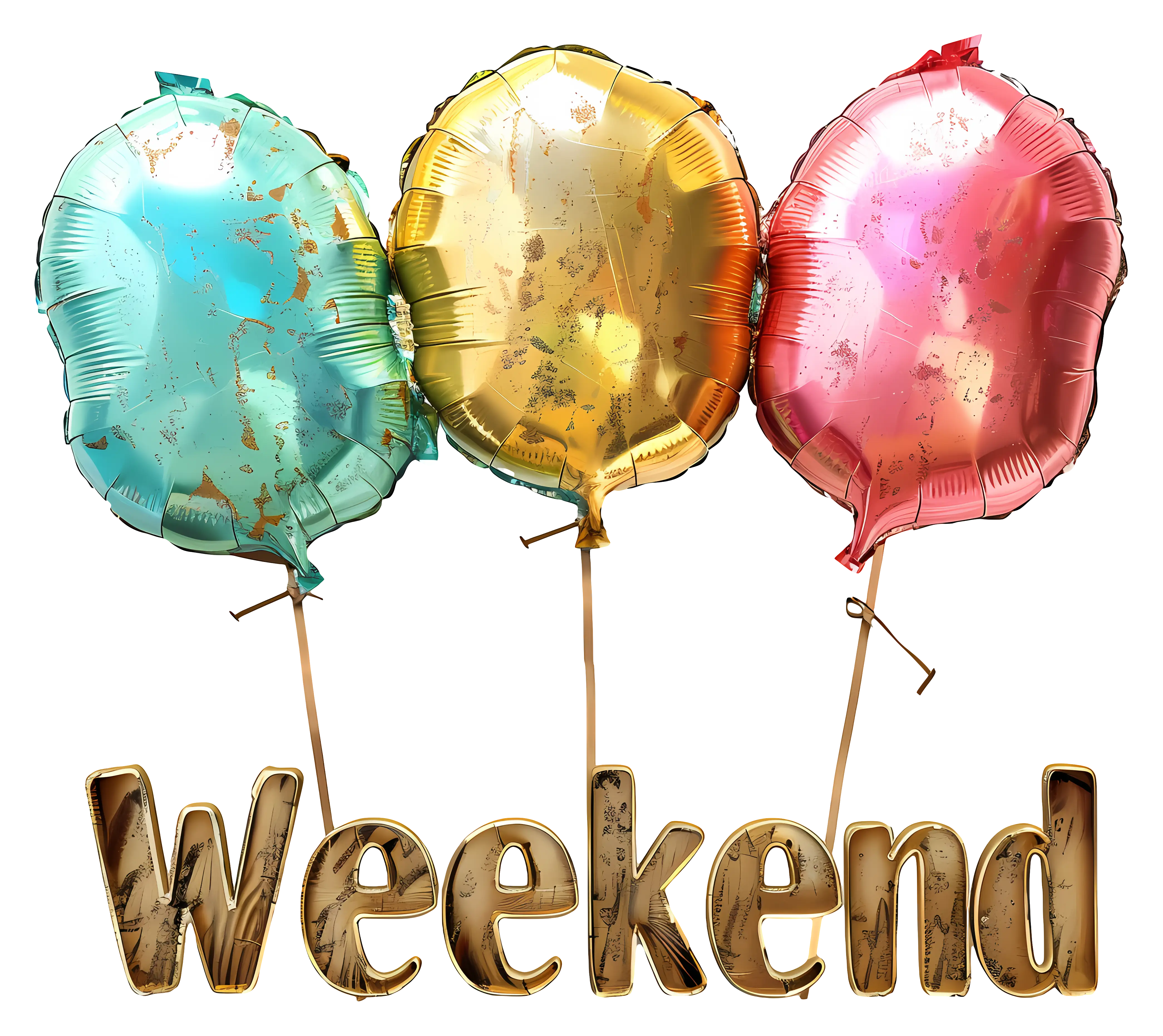 Colorful Balloons for Weekend Celebration