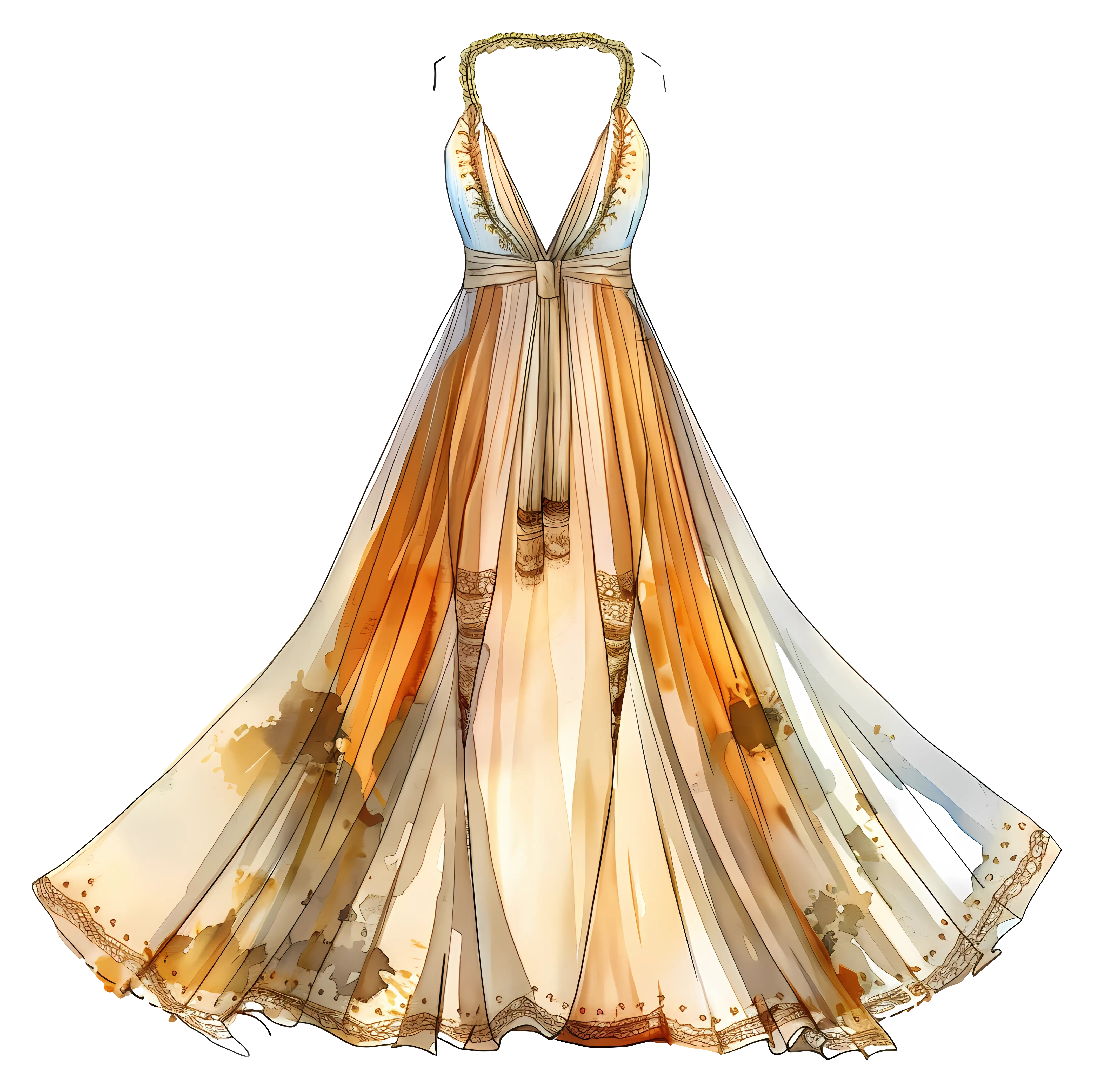 Elegant Flowing Dress