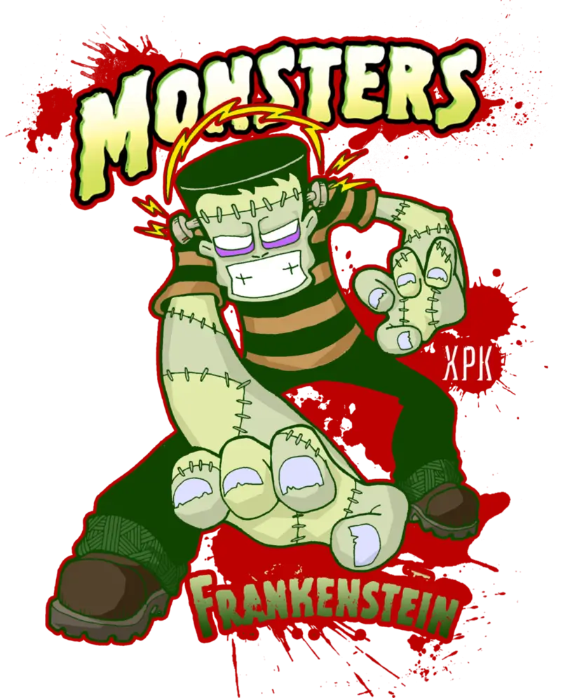 Frankenstein Monster Illustration