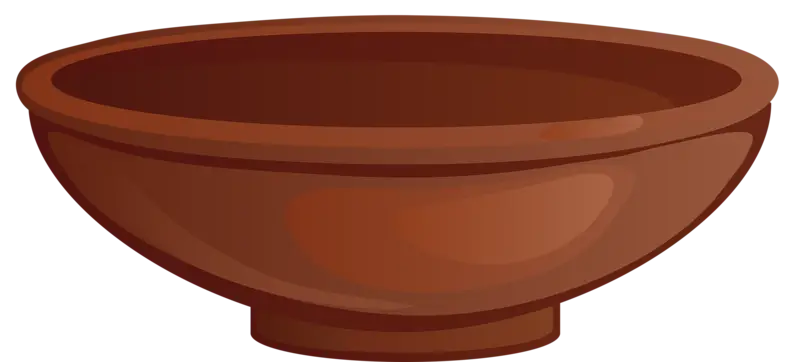 Brown Ceramic Bowl for Serving