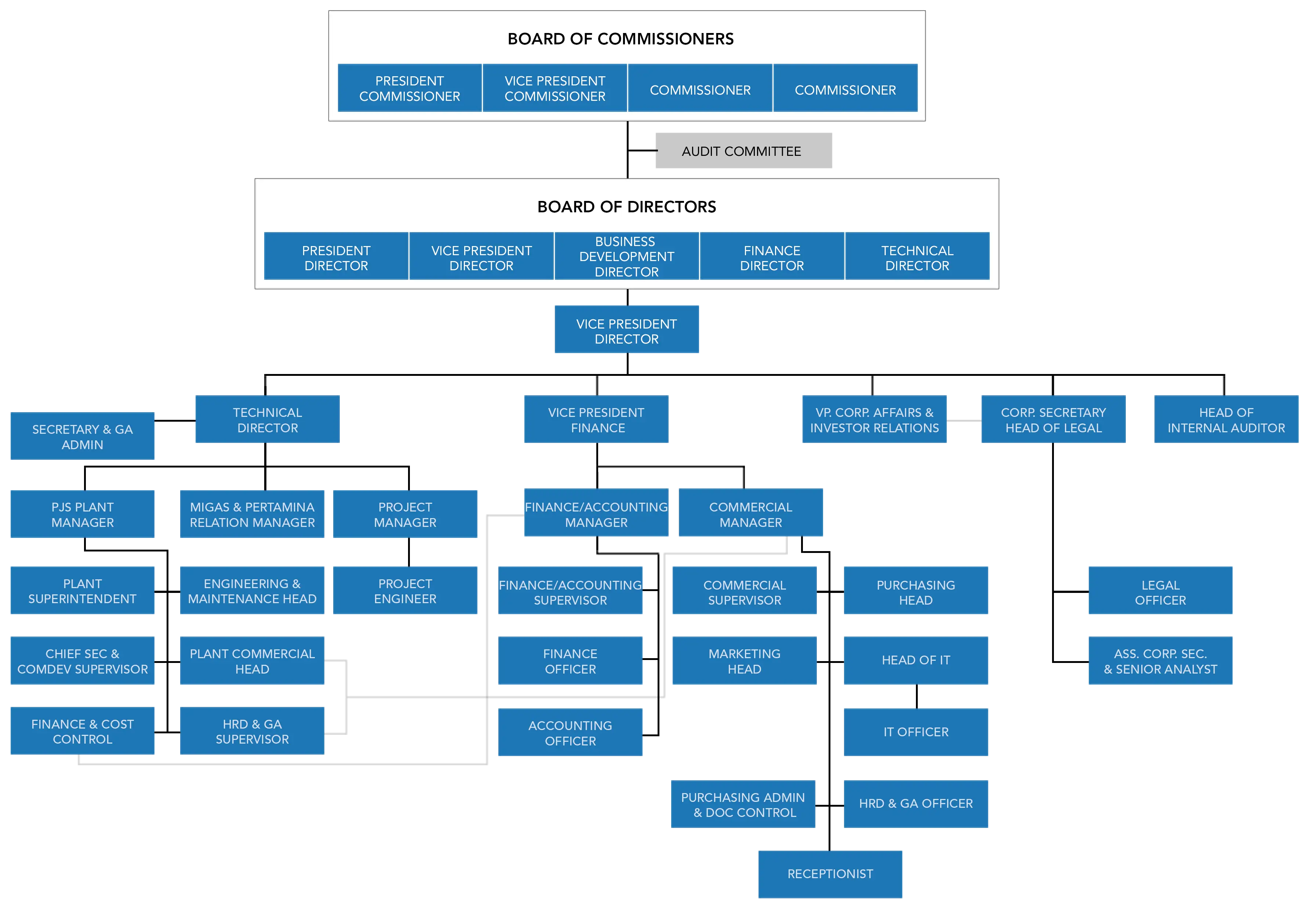 Corporate Organizational Chart