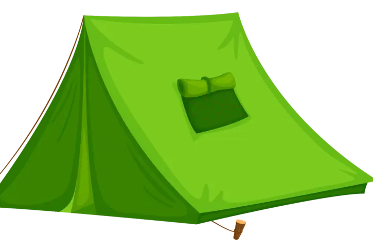 Green Tent for Camping Adventures