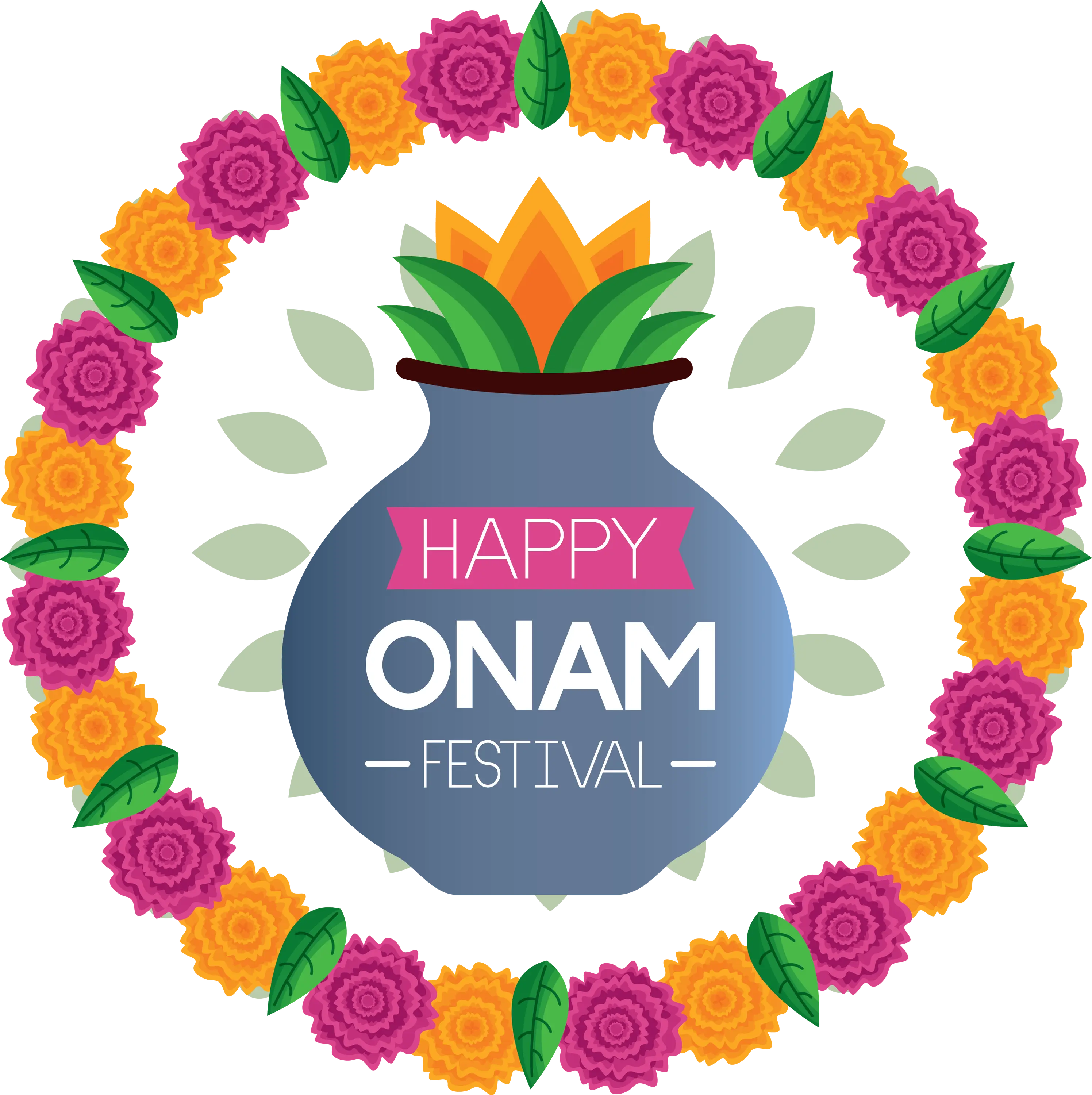 Onam Festival Greeting Design
