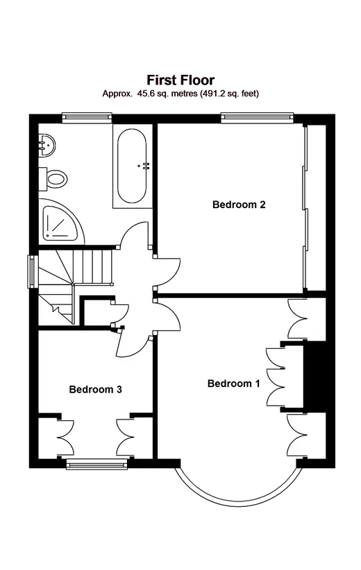 Floor Plan Layout of a House