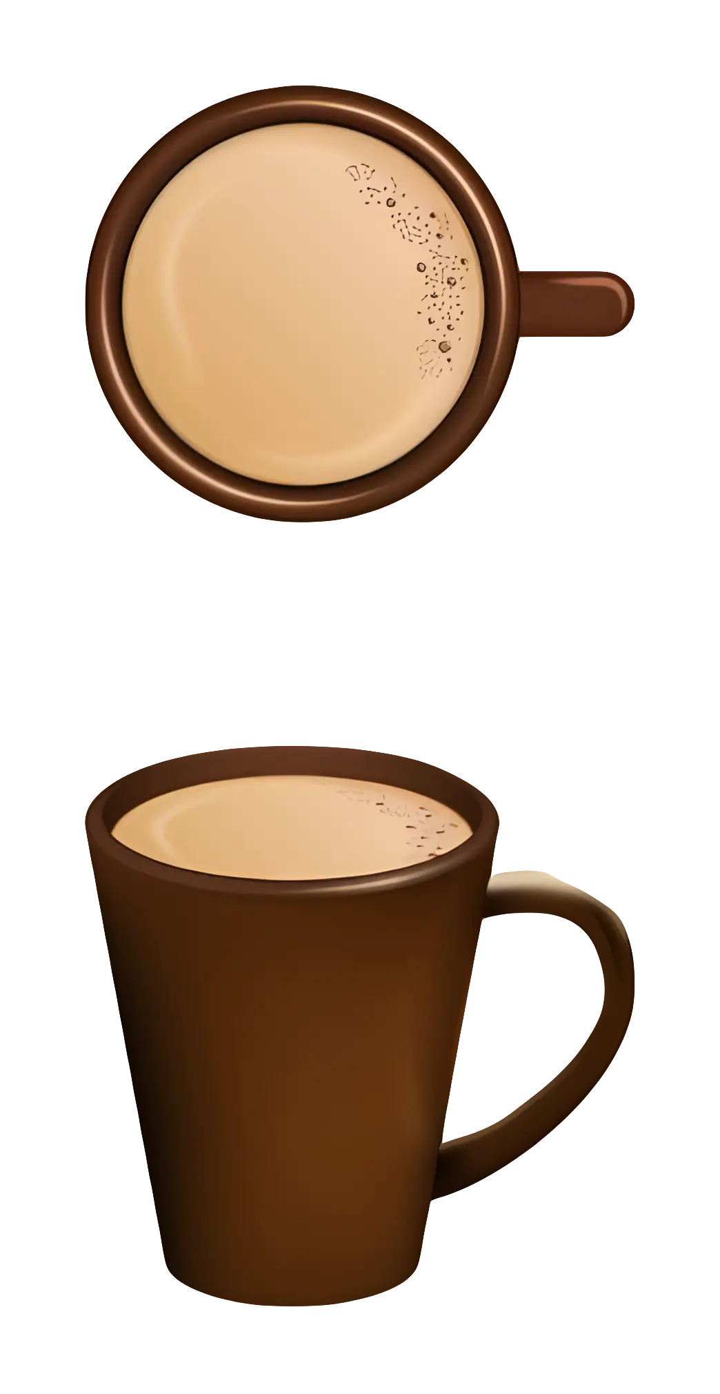 Brown Coffee Cups for Hot Beverages
