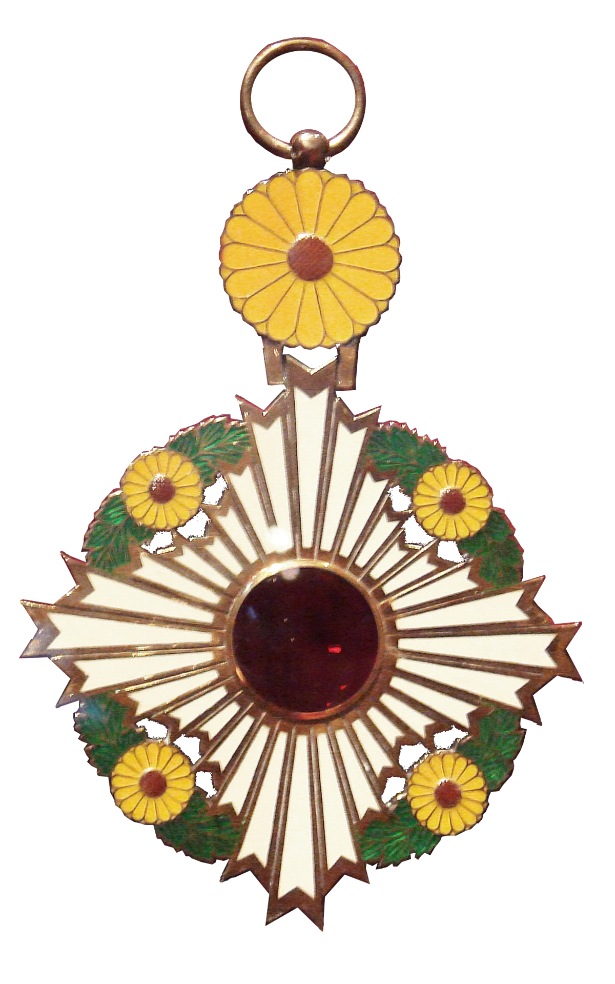 Decorative Medal with Flowers