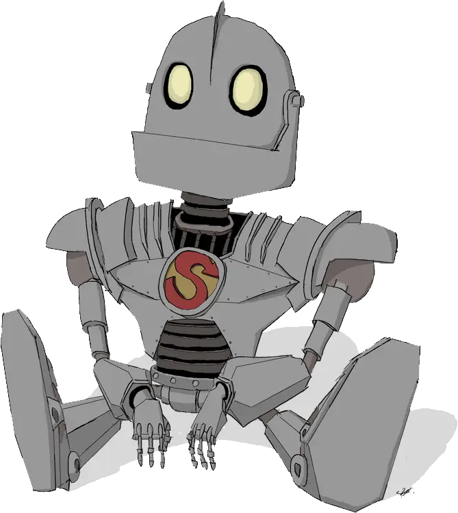 Cute Cartoon Robot Illustration
