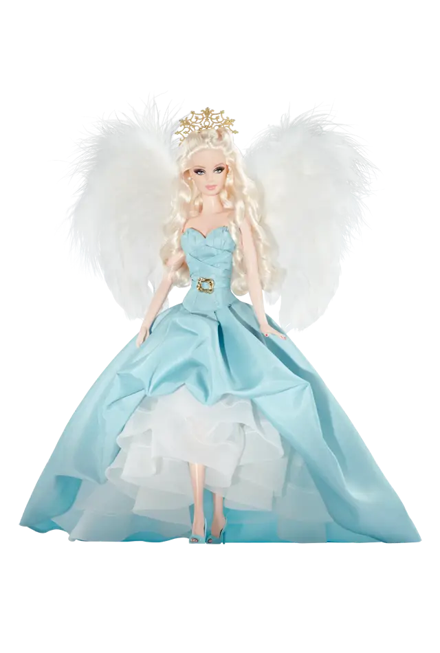 Beautiful Blue Angel Doll with Wings