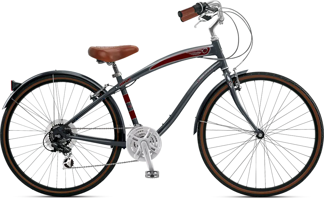 Vintage Bicycle with Brown Seat
