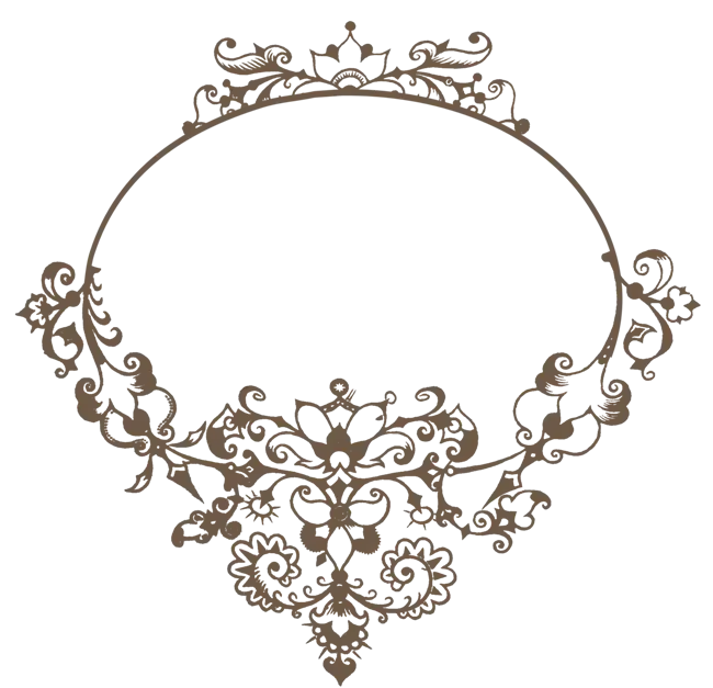 Ornate Floral Frame Design